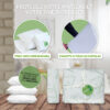Pack taie d'oreiller imperméable et protège matelas