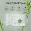 Pack taie d'oreiller imperméable et protège matelas