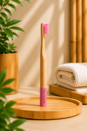 Brosse à dents en bambou - Format des Petits (2-6 ans)