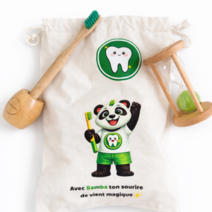 🌿 Le pochon Bambadia – Le rituel du brossage enfin adopté