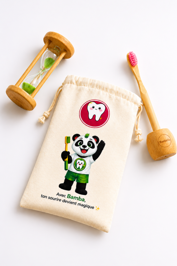 🌿 Le pochon Bambadia – Le rituel du brossage enfin adopté